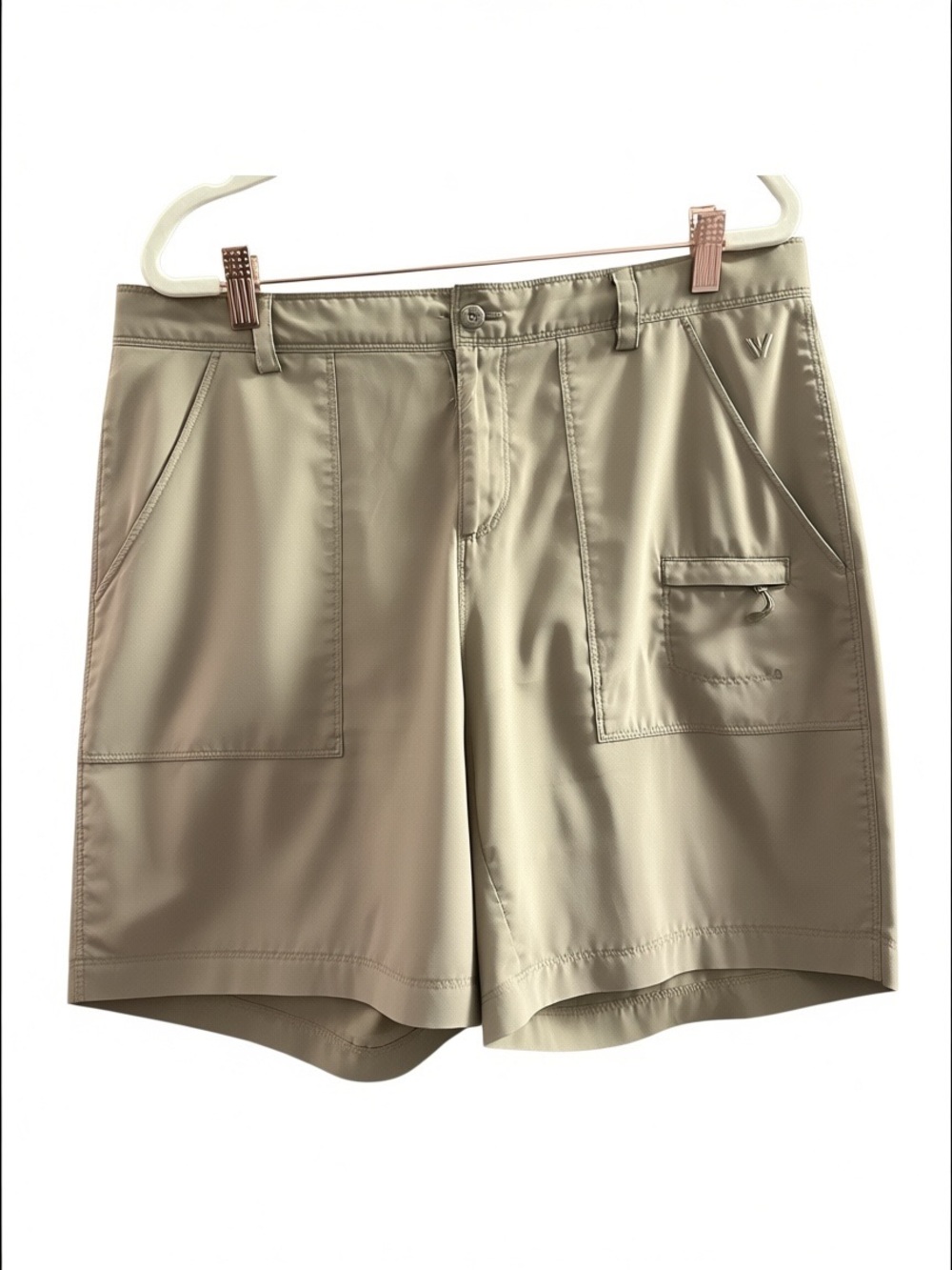 White Sierra Women’s Cargo Shorts - Taupe Brown
